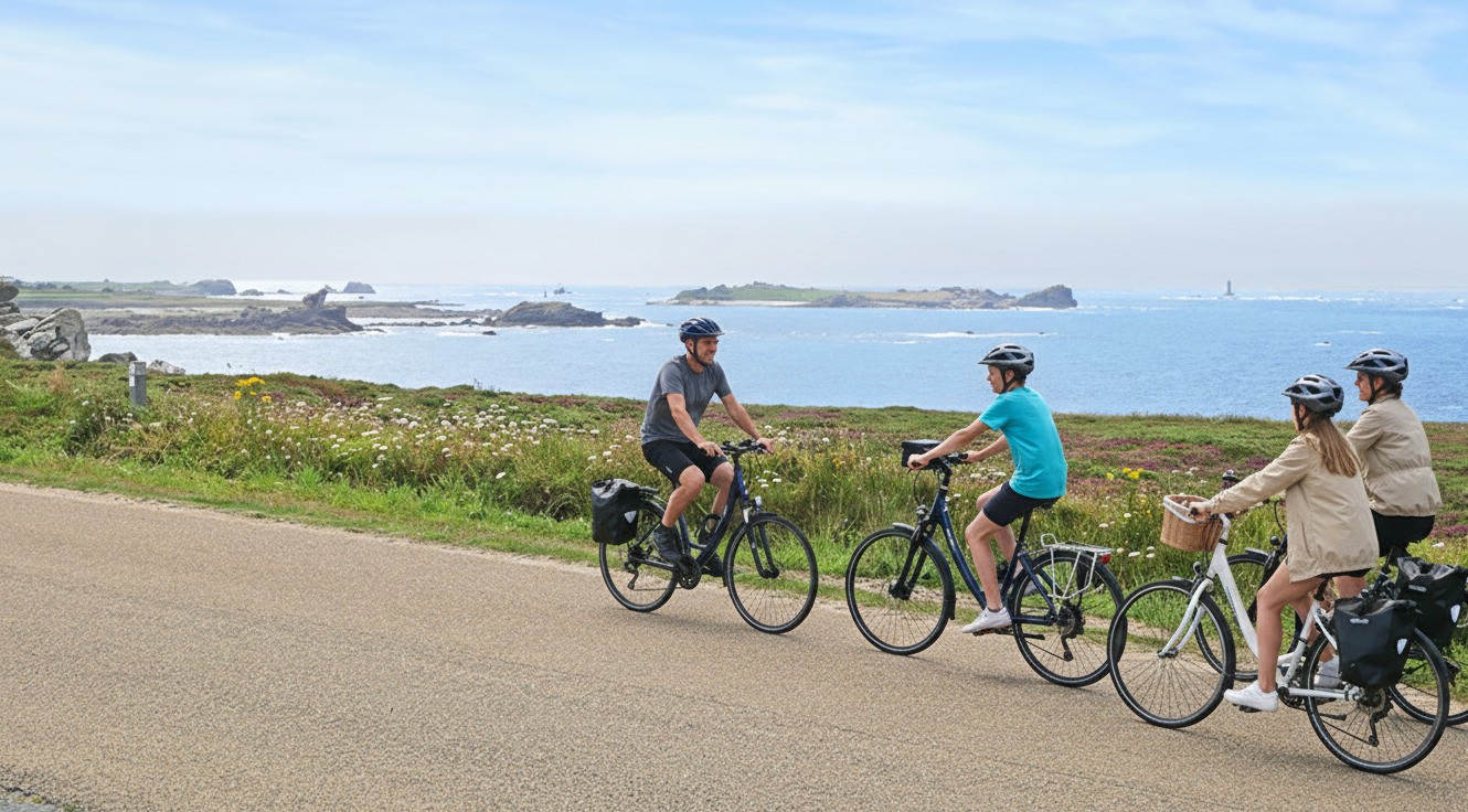 Venir à vélo et découvrir la Baie de Morlaix
